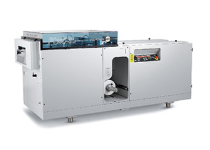 Machine de mise sous film pour magazines